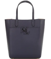 Lauren Ralph Lauren Cameryn Small Pebbled Leather Tote Bag