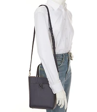 Lauren Ralph Lauren Cameryn Small Pebbled Leather Tote Bag