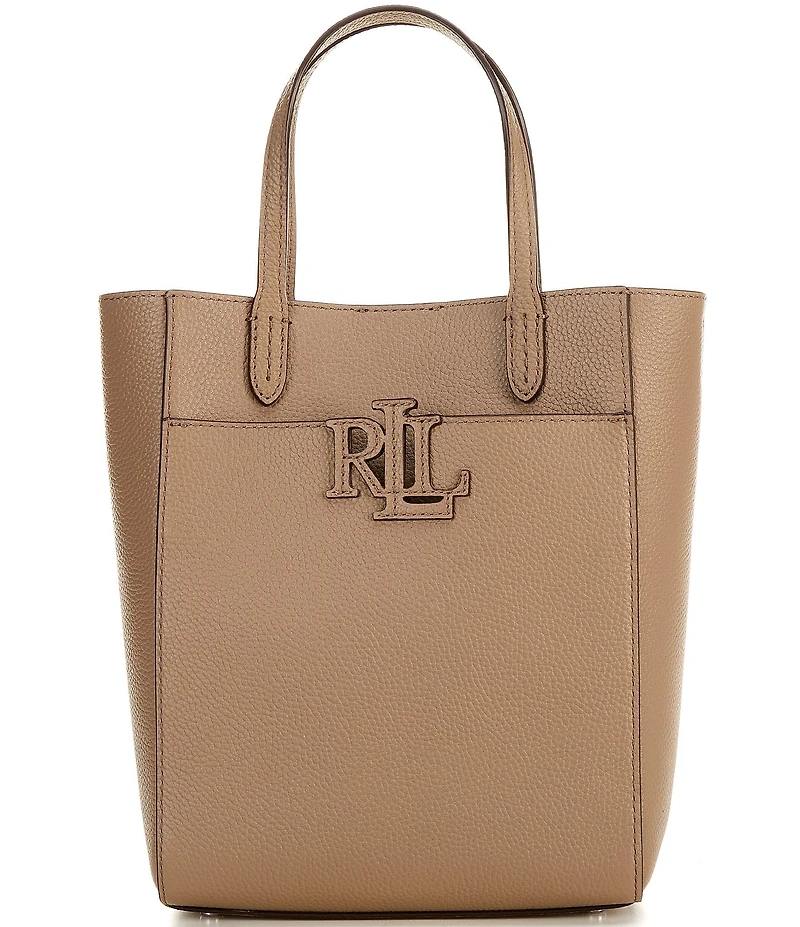 Lauren Ralph Lauren Cameryn Small Pebbled Leather Tote Bag