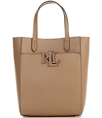 Lauren Ralph Lauren Cameryn Small Pebbled Leather Tote Bag