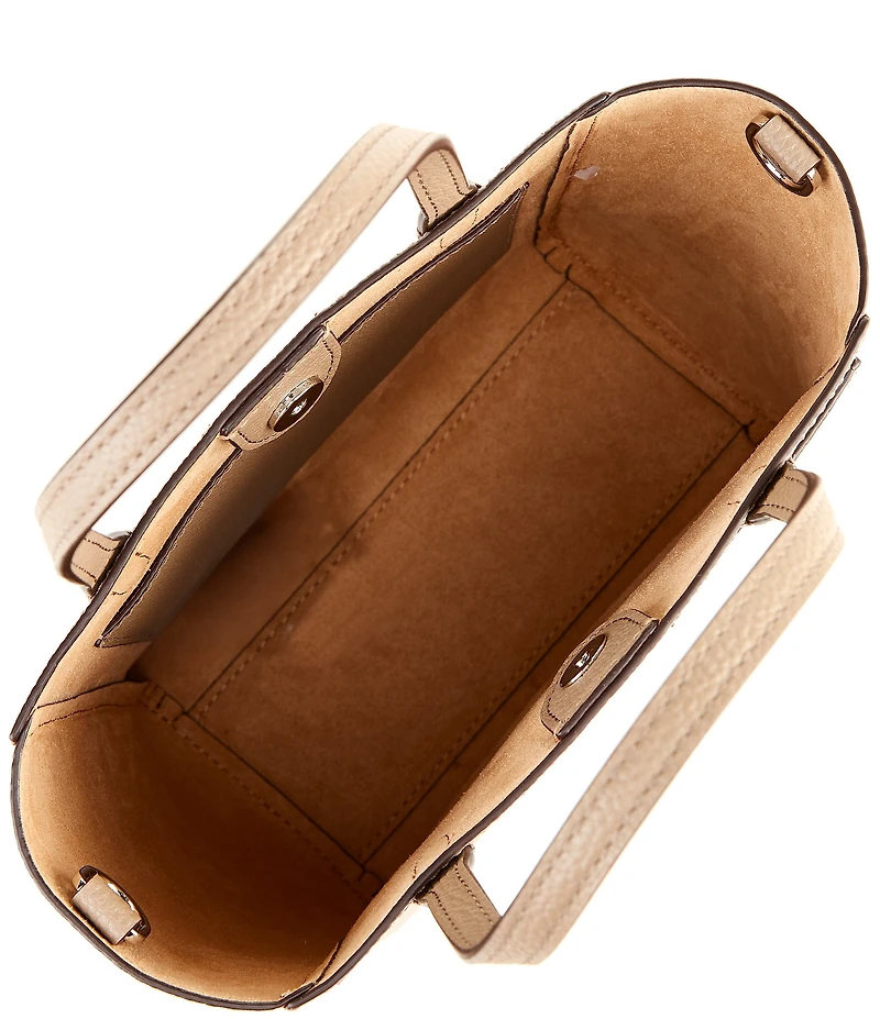 Lauren Ralph Lauren Cameryn Small Pebbled Leather Tote Bag