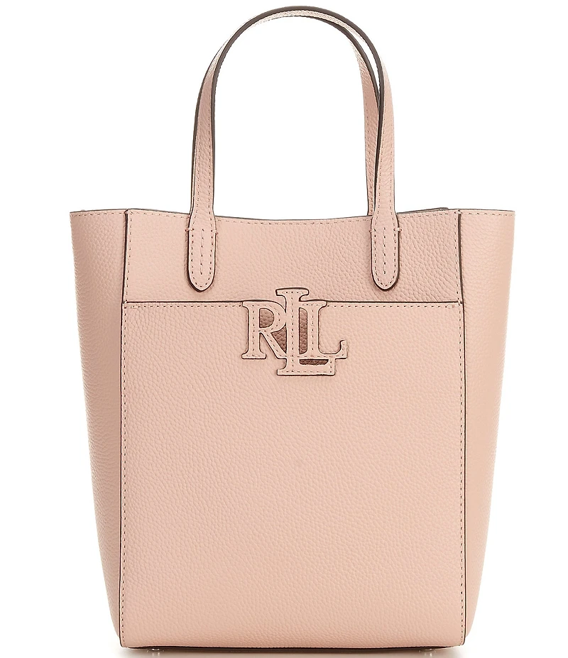 Lauren Ralph Lauren Cameryn Small Pebbled Leather Tote Bag
