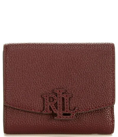 Lauren Ralph Lauren Cameryn Small Pebbled Flap Wallet
