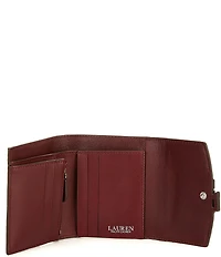 Lauren Ralph Lauren Cameryn Small Pebbled Flap Wallet