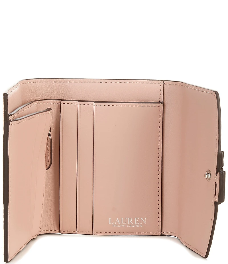 Lauren Ralph Lauren Cameryn Small Pebbled Flap Wallet