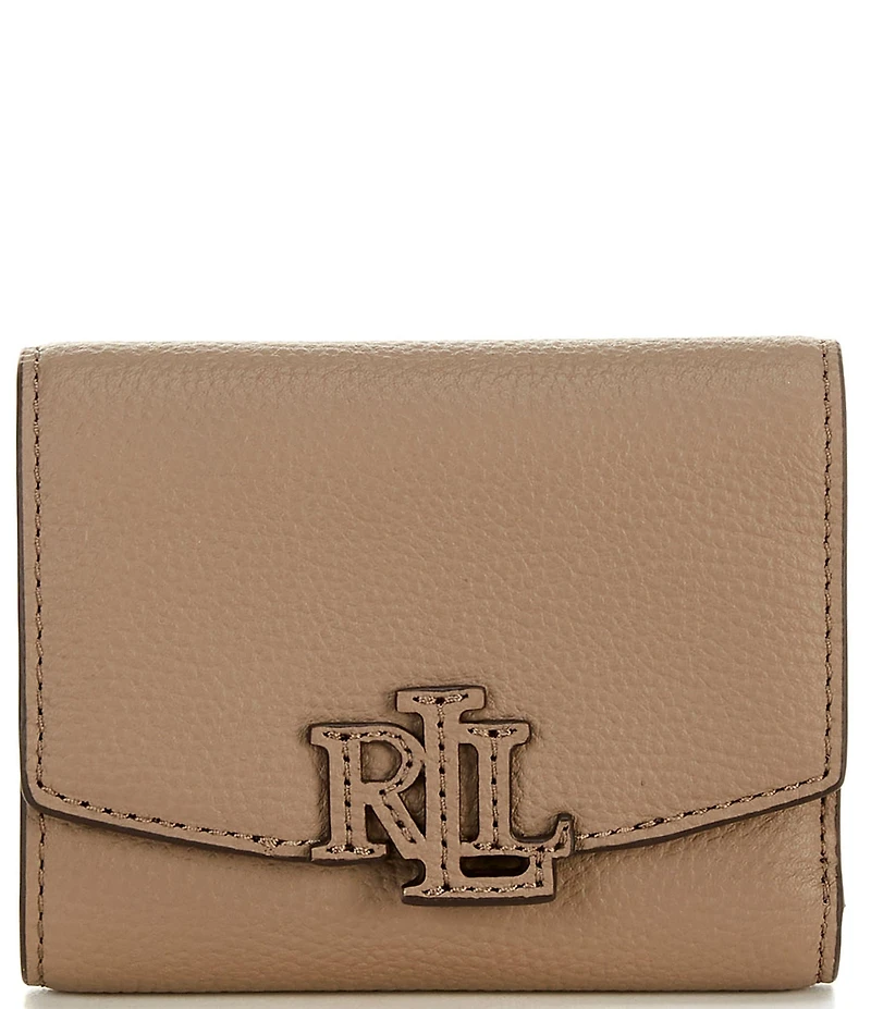 Lauren Ralph Lauren Cameryn Small Pebbled Flap Wallet