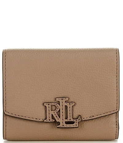 Lauren Ralph Lauren Cameryn Small Pebbled Flap Wallet