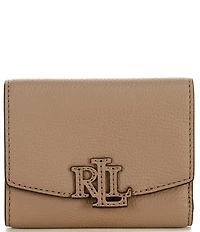 Lauren Ralph Lauren Cameryn Small Pebbled Flap Wallet