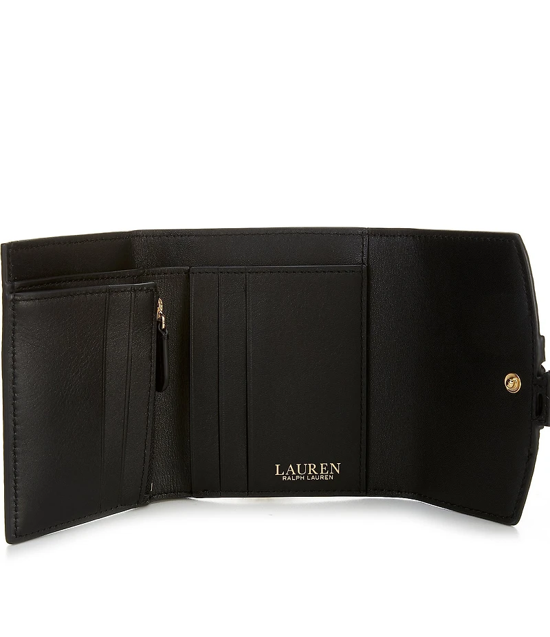 Lauren Ralph Lauren Cameryn Small Pebbled Flap Wallet
