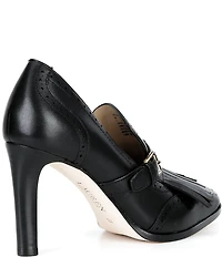 Lauren Ralph Lauren Perforated Calfskin Kiltie Pumps