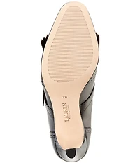 Lauren Ralph Lauren Perforated Calfskin Kiltie Pumps