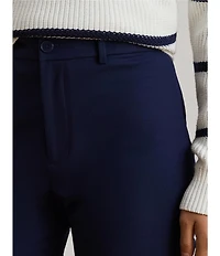 Lauren Ralph Lauren Petite Size Double-Faced Stretch Cotton Cropped Pants