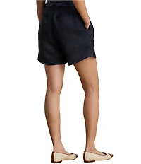 Lauren Ralph Lauren Petite Size Linen-Blend High-Rise Shorts