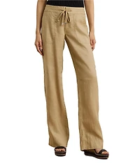 Lauren Ralph Lauren Petite Size Linen Wide Leg Pants