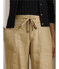 Lauren Ralph Lauren Petite Size Linen Wide Leg Pants