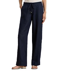 Lauren Ralph Lauren Petite Size Linen Wide Leg Pants