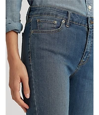 Lauren Ralph Lauren Petite Size Mid Rise Straight Leg Jeans