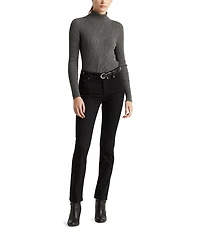 Lauren Ralph Lauren Petite Size Mid Rise Straight Leg Jeans