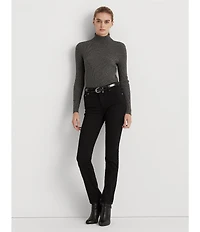 Lauren Ralph Lauren Petite Size Mid Rise Straight Leg Jeans