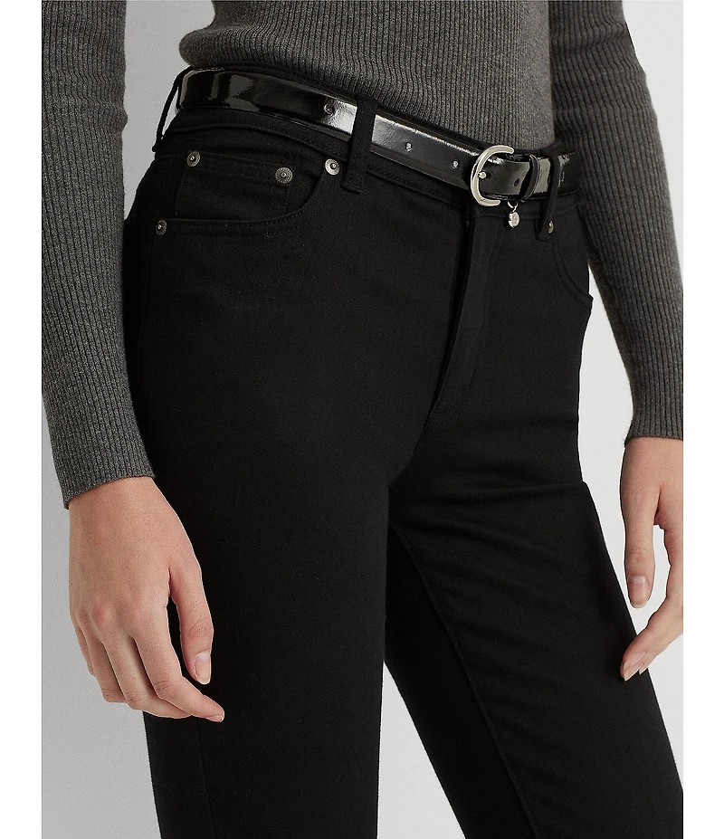 Lauren Ralph Lauren Petite Size Mid Rise Straight Leg Jeans