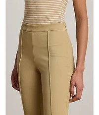Lauren Ralph Lauren Petite Size Mid-Rise Twill Flare Pants