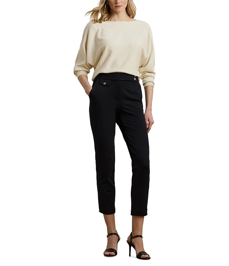 Lauren Ralph Lauren Petite Size Ponte Crop Pants