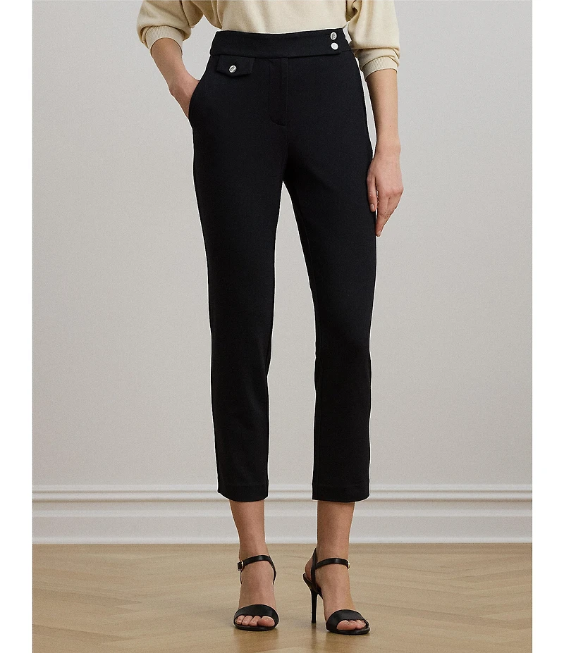 Lauren Ralph Lauren Petite Size Ponte Crop Pants