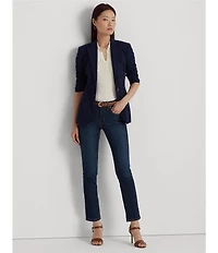 Lauren Ralph Lauren Petite Size Premier Straight Leg Jeans