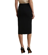 Lauren Ralph Lauren Petite Size Stretch Cady Pencil Skirt
