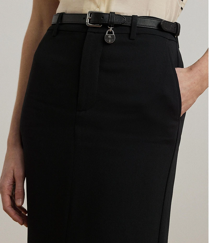 Lauren Ralph Lauren Petite Size Stretch Cady Pencil Skirt