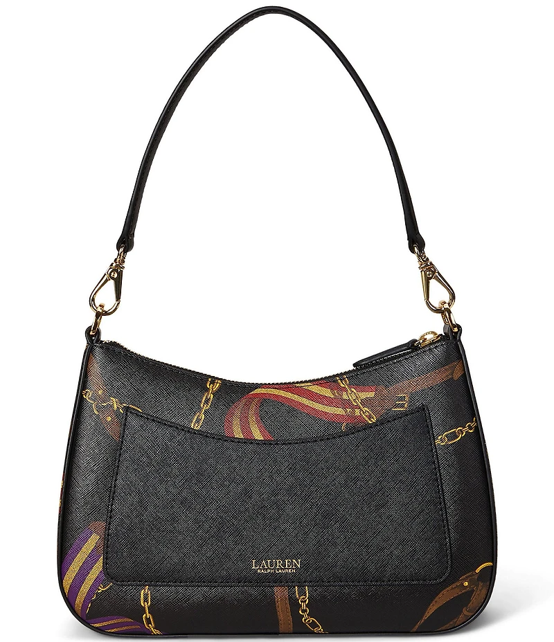 Lauren Ralph Lauren Danni Medium Leather Shoulder Bag