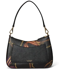 Lauren Ralph Lauren Danni Medium Leather Shoulder Bag