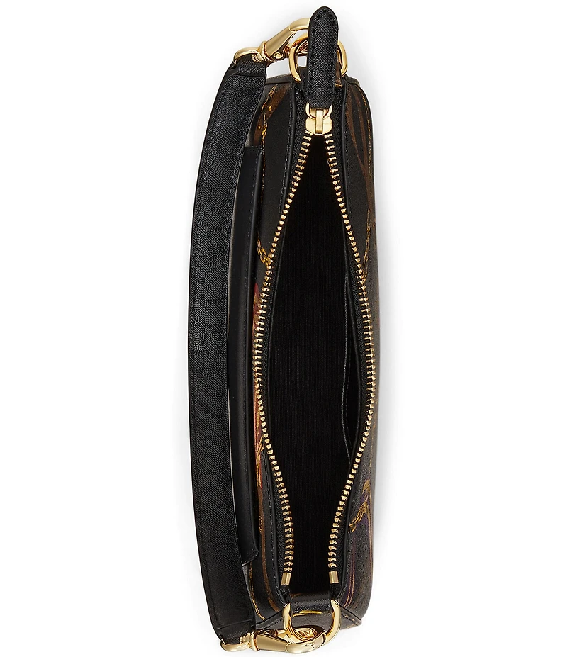 Lauren Ralph Lauren Danni Medium Leather Shoulder Bag