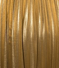 Lauren Ralph Lauren Pleated Metallic Chiffon Skirt