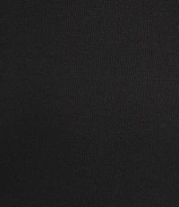 Lauren Ralph Lauren Plus Ribbed Knit Jersey Johnny Collar 3/4 Sleeve Top