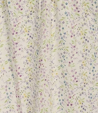 Lauren Ralph Lauren Plus Size 3/4 Sleeve Floral Print Knit Nightshirt
