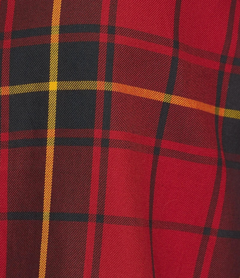 Lauren Ralph Lauren Plus Size Checked Plaid Point Collar Long Sleeve Button-Front Shirt