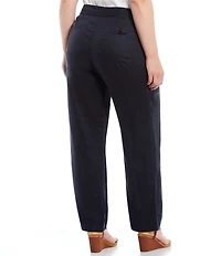 Lauren Ralph Lauren Plus Size Linen Wide Leg Pants