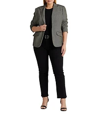 Lauren Ralph Lauren Plus Size Straight Leg Mid Rise Jeans