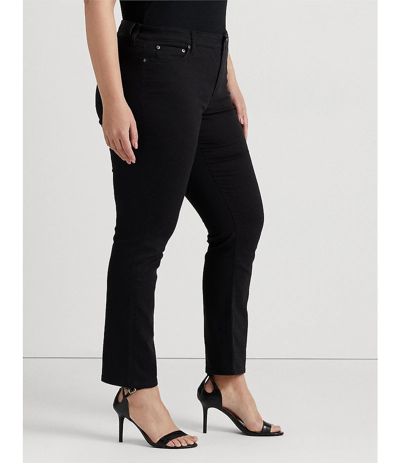 Lauren Ralph Lauren Plus Size Straight Leg Mid Rise Jeans