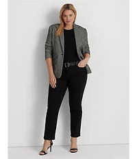 Lauren Ralph Lauren Plus Size Straight Leg Mid Rise Jeans