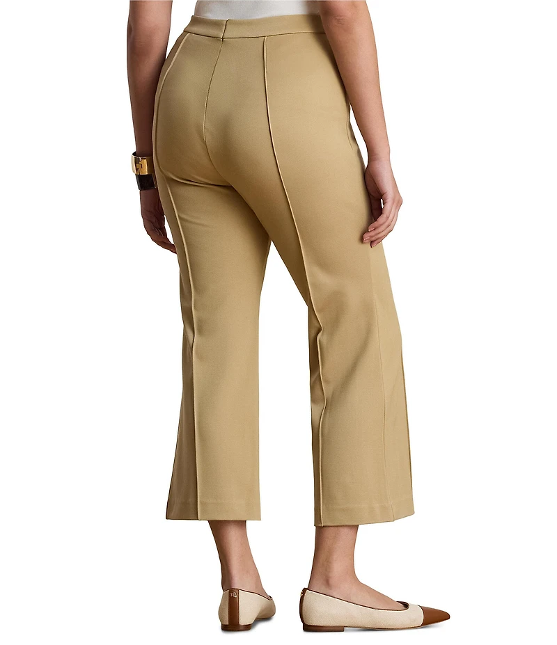 Lauren Ralph Lauren Plus Size Mid-Rise Twill Flare Pants