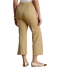 Lauren Ralph Lauren Plus Size Mid-Rise Twill Flare Pants