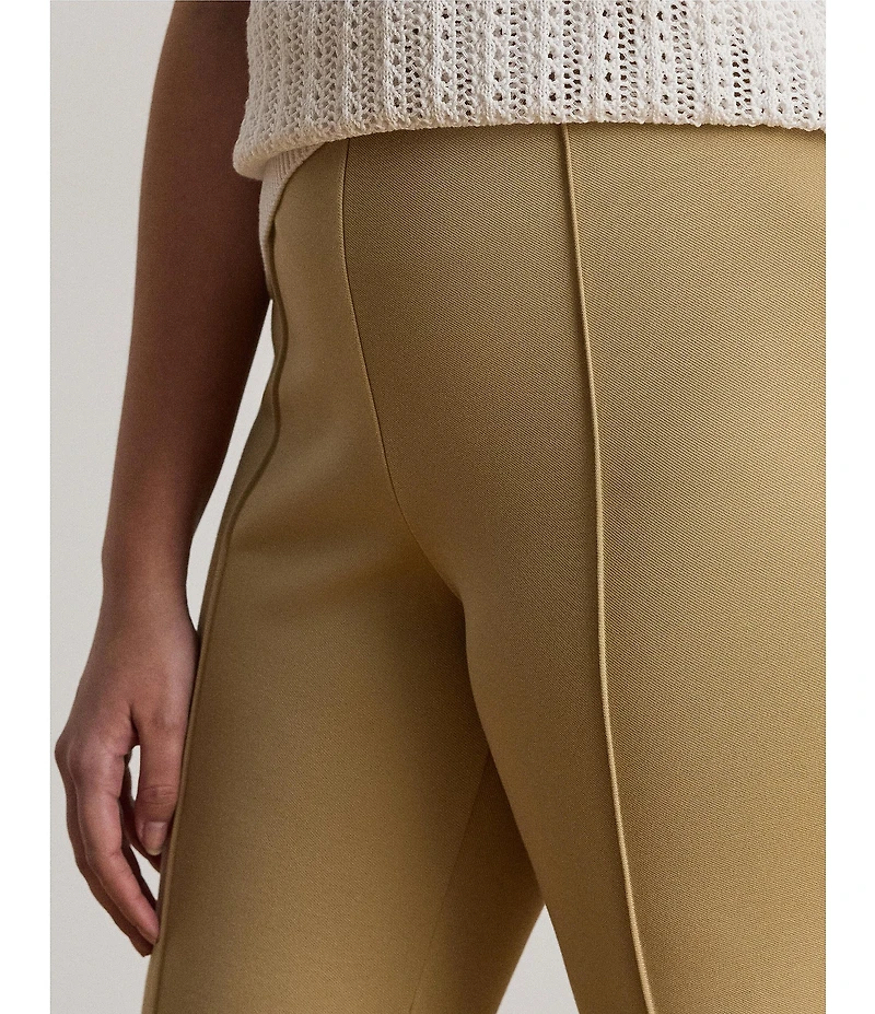 Lauren Ralph Lauren Plus Size Mid-Rise Twill Flare Pants