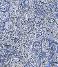 Lauren Ralph Lauren Plus Size Paisley Print Notch Collar 3/4 Sleeve Button Front Capri Pajama Set