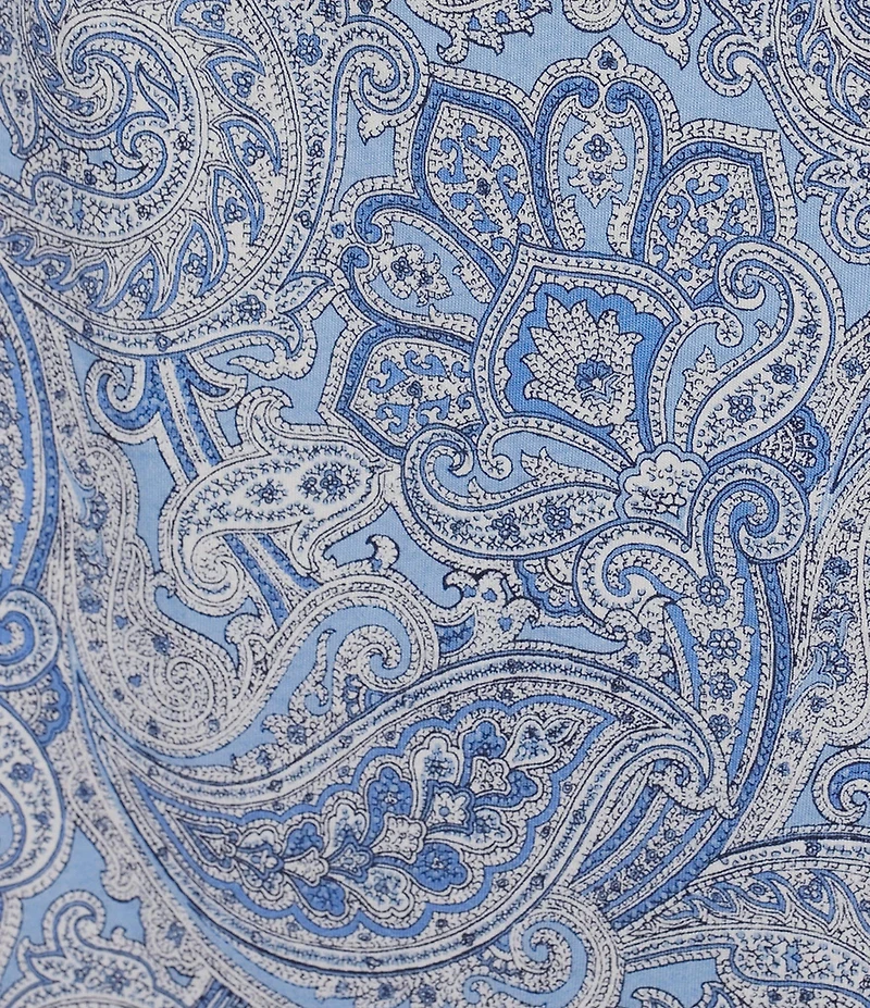 Lauren Ralph Lauren Plus Size Paisley Print Short Cotton Nightgown