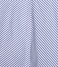 Lauren Ralph Lauren Plus Size Striped Paneled Cotton Broadcloth A-Line Skirt