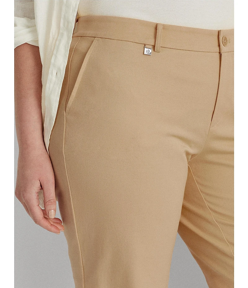 Lauren Ralph Lauren Plus Size Stretch Cotton Twill Shorts