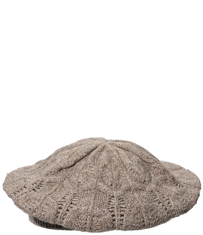 Lauren Ralph Lauren Pointelle Beret Hat