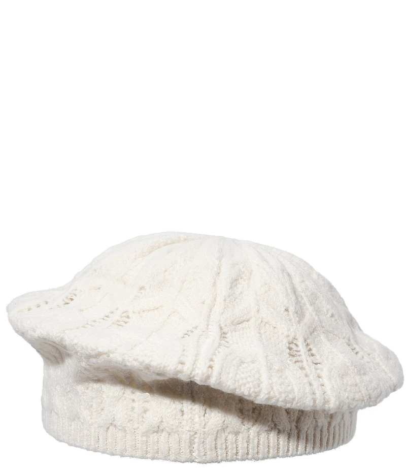 Lauren Ralph Lauren Pointelle Beret Hat